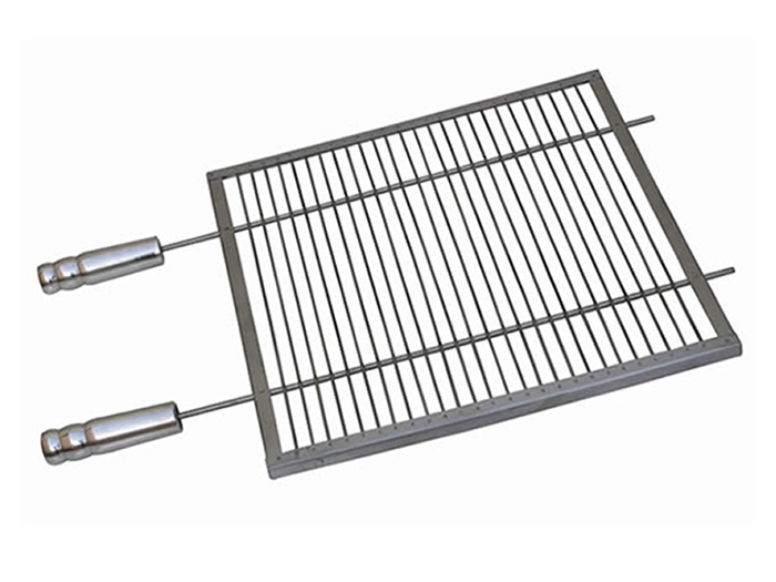 Grelha Inox 304 Aramada 55x45 com Cabo de Alumínio - 5